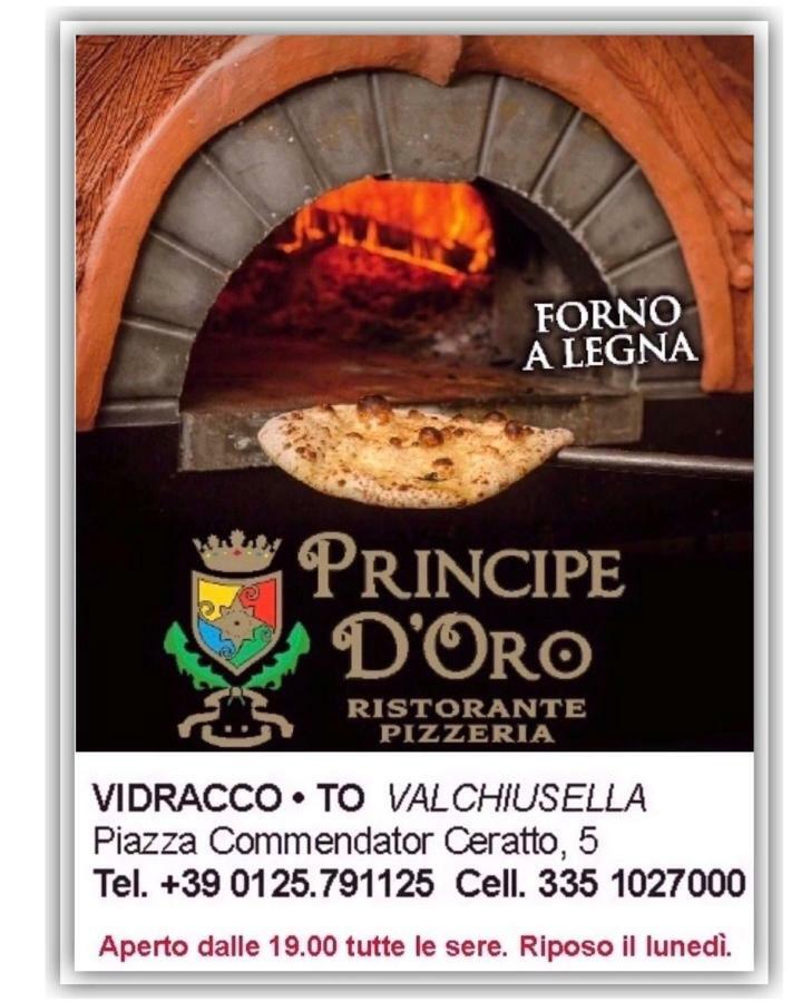 Готель Ristorante Pizzeria Principe D'Oro Vidracco Екстер'єр фото